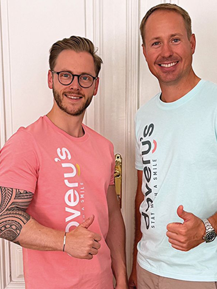 Bastian Helfrich and Florian Duschel, founders of dovery's